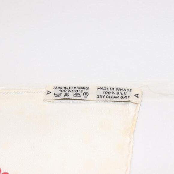 HERMES Carre 90 Scarf ""SELLES A HOUSSE"" Silk Red Auth am9081 - Picture 12 of 14